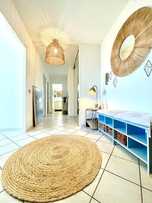 Magnifique 2P Vue Mer Terrasse Parking Juan-les-Pins Apartamento